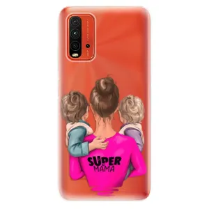 Odolné silikónové puzdro iSaprio - Super Mama - Two Boys - Xiaomi Redmi 9T