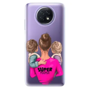 Odolné silikónové puzdro iSaprio - Super Mama - Two Boys - Xiaomi Redmi Note 9T