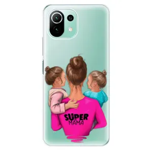 Odolné silikónové puzdro iSaprio - Super Mama - Two Girls - Xiaomi Mi 11 Lite