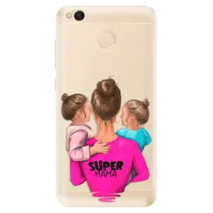 Odolné silikónové puzdro iSaprio - Super Mama - Two Girls - Xiaomi Redmi 4X