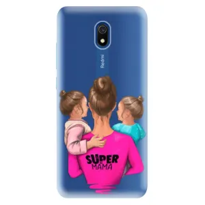 Odolné silikónové puzdro iSaprio - Super Mama - Two Girls - Xiaomi Redmi 8A