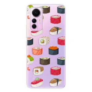 Odolné silikónové puzdro iSaprio - Sushi Pattern - Xiaomi 12 Lite