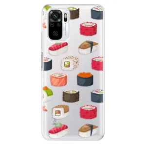 Odolné silikónové puzdro iSaprio - Sushi Pattern - Xiaomi Redmi Note 10 / Note 10S