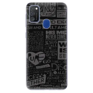 Odolné silikónové puzdro iSaprio - Text 01 - Samsung Galaxy M21