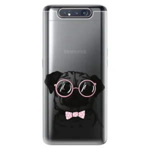 Odolné silikónové puzdro iSaprio - The Pug - Samsung Galaxy A80