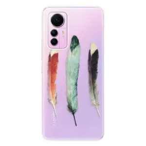 Odolné silikónové puzdro iSaprio - Three Feathers - Xiaomi 12 Lite