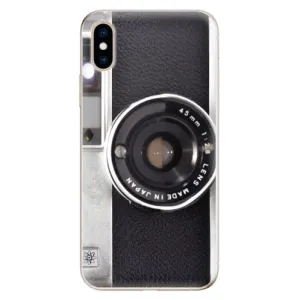 Odolné silikónové puzdro iSaprio - Vintage Camera 01 - iPhone XS