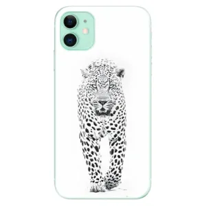 Odolné silikónové puzdro iSaprio - White Jaguar - iPhone 11