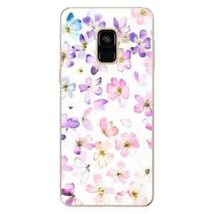 Odolné silikónové puzdro iSaprio - Wildflowers - Samsung Galaxy A8 2018