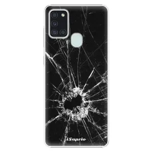 Plastové puzdro iSaprio - Broken Glass 10 - Samsung Galaxy A21s