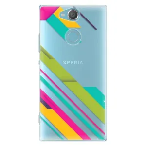 Plastové puzdro iSaprio - Color Stripes 03 - Sony Xperia XA2