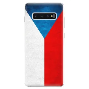 Plastové puzdro iSaprio - Czech Flag - Samsung Galaxy S10+