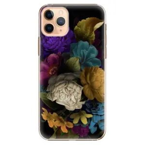 Plastové puzdro iSaprio - Dark Flowers - iPhone 11 Pro Max