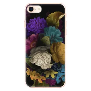 Plastové puzdro iSaprio - Dark Flowers - iPhone 8