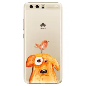 Plastové puzdro iSaprio - Dog And Bird - Huawei P10