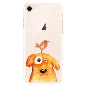 Plastové puzdro iSaprio - Dog And Bird - iPhone 8