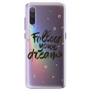 Plastové puzdro iSaprio - Follow Your Dreams - black - Xiaomi Mi 9
