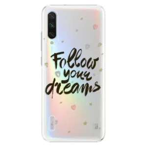 Plastové puzdro iSaprio - Follow Your Dreams - black - Xiaomi Mi A3