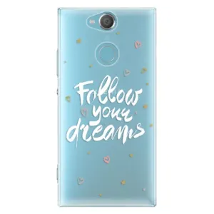 Plastové puzdro iSaprio - Follow Your Dreams - white - Sony Xperia XA2