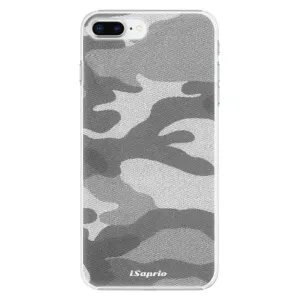 Plastové puzdro iSaprio - Gray Camuflage 02 - iPhone 8 Plus