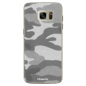 Plastové puzdro iSaprio - Gray Camuflage 02 - Samsung Galaxy S7