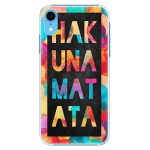 Plastové puzdro iSaprio - Hakuna Matata 01 - iPhone XR