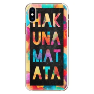 Plastové puzdro iSaprio - Hakuna Matata 01 - iPhone XS