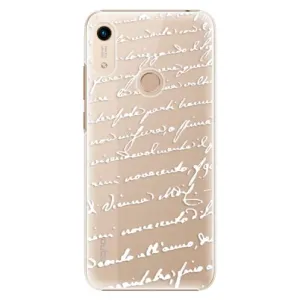 Plastové puzdro iSaprio - Handwriting 01 - white - Huawei Honor 8A