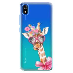 Plastové puzdro iSaprio - Lady Giraffe - Xiaomi Redmi 7A