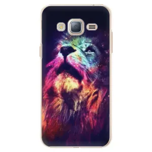 Plastové puzdro iSaprio - Lion in Colors - Samsung Galaxy J3 2016
