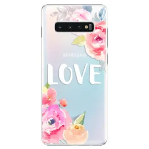 Plastové puzdro iSaprio - Love - Samsung Galaxy S10+