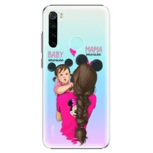 Plastové puzdro iSaprio - Mama Mouse Brunette and Girl - Xiaomi Redmi Note 8