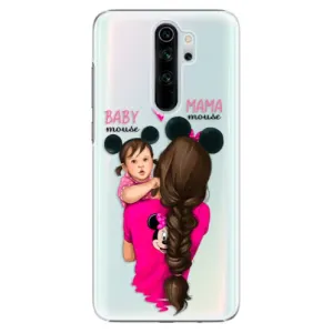 Plastové puzdro iSaprio - Mama Mouse Brunette and Girl - Xiaomi Redmi Note 8 Pro
