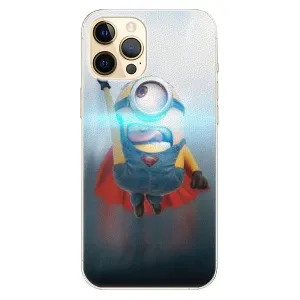 Plastové puzdro iSaprio - Mimons Superman 02 - iPhone 12 Pro Max