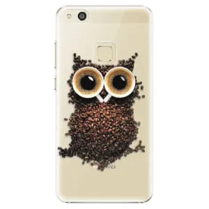 Plastové puzdro iSaprio - Owl And Coffee - Huawei P10 Lite