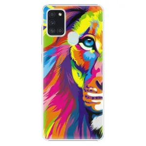 Plastové puzdro iSaprio - Rainbow Lion - Samsung Galaxy A21s