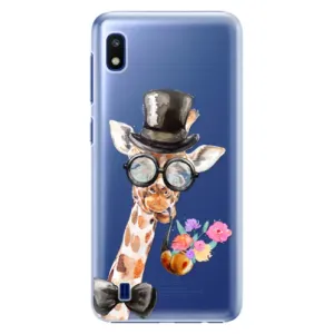 Plastové puzdro iSaprio - Sir Giraffe - Samsung Galaxy A10
