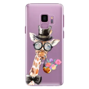 Plastové puzdro iSaprio - Sir Giraffe - Samsung Galaxy S9