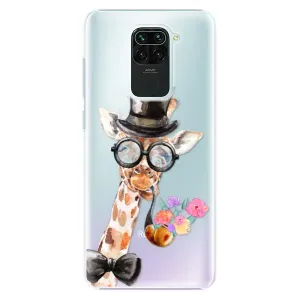 Plastové puzdro iSaprio - Sir Giraffe - Xiaomi Redmi Note 9