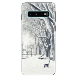 Plastové puzdro iSaprio - Snow Park - Samsung Galaxy S10
