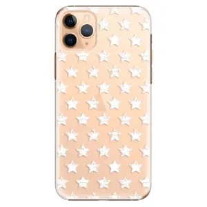 Plastové puzdro iSaprio - Stars Pattern - white - iPhone 11 Pro Max