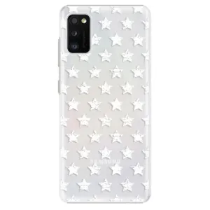 Plastové puzdro iSaprio - Stars Pattern - white - Samsung Galaxy A41