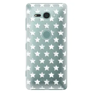 Plastové puzdro iSaprio - Stars Pattern - white - Sony Xperia XZ2 Compact