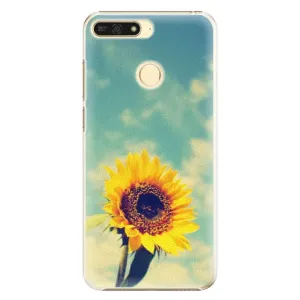 Plastové puzdro iSaprio - Sunflower 01 - Huawei Honor 7A