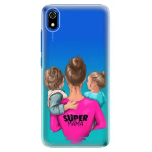 Plastové puzdro iSaprio - Super Mama - Boy and Girl - Xiaomi Redmi 7A