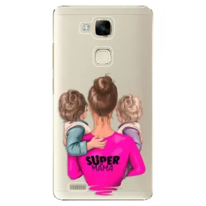 Plastové puzdro iSaprio - Super Mama - Two Boys - Huawei Ascend Mate7