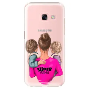 Plastové puzdro iSaprio - Super Mama - Two Boys - Samsung Galaxy A3 2017