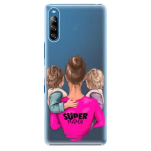 Plastové puzdro iSaprio - Super Mama - Two Boys - Sony Xperia L4