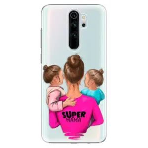 Plastové puzdro iSaprio - Super Mama - Two Girls - Xiaomi Redmi Note 8 Pro