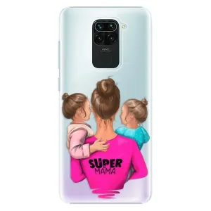 Plastové puzdro iSaprio - Super Mama - Two Girls - Xiaomi Redmi Note 9